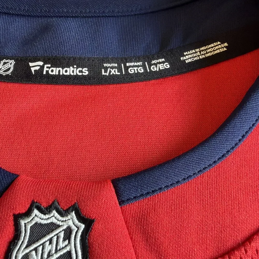 Washington Capitals NHL Hockey Jersey Youth Fanatics Size L/XL